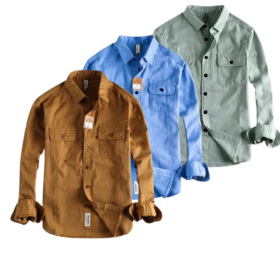 Premium Quality Long Sleeve Casual Shirt -3 Pcs