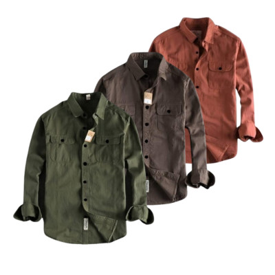 Premium Quality Long Sleeve Casual Shirt -3 Pcs