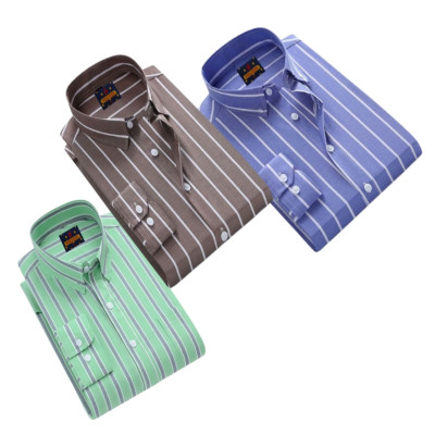 Premium Quality Long Sleeve Cotton Shirt-3 Pcs
