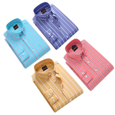 Premium Quality Long Sleeve Cotton Shirt-4 Pcs