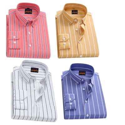 Premium Quality Long Sleeve Casual Check Shirt 4.pcs Combo