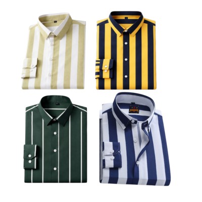 Premium Quality Long Sleeve Casual Check Shirt 4.pcs Combo