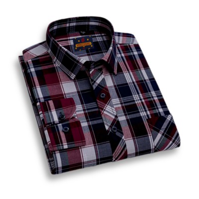 Premium Quality Long Sleeve Casual Check Shirt For Men