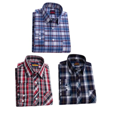 Arshi fashion new  Grameen Check Cotton Shirt.3.combo A,,2,,Z